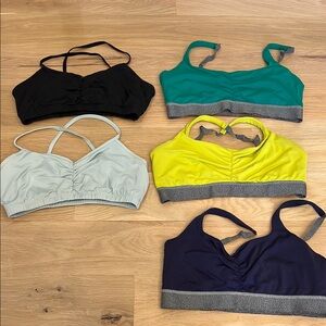 Colorful Women's Sports Bras Set